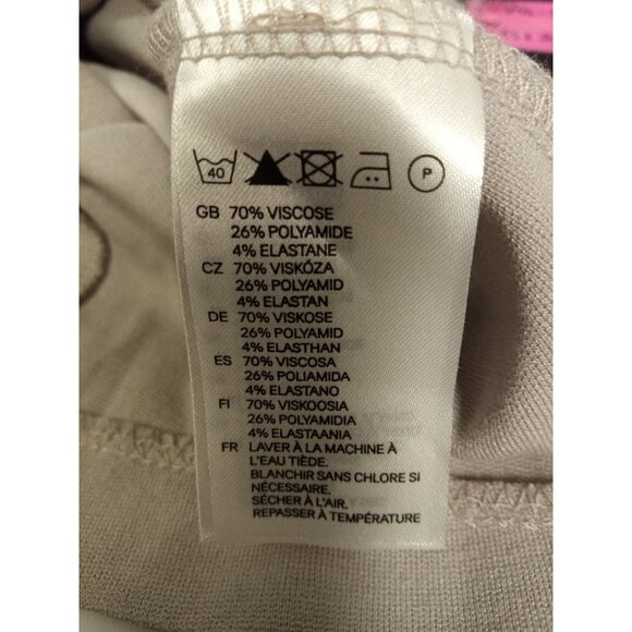 H&M Women's Grey Black Mini Dress Size Extra Small - Picture 6 of 7